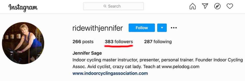 jennifer sage indoor cycling