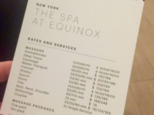 equinox spa vancouver